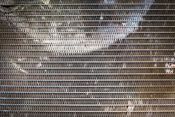 旧汽车散热器、质地、背景。图片下载