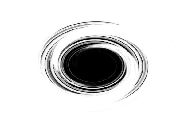 黑色椭圆图形颜色笔刷笔触元素效果上的白色背景图片下载