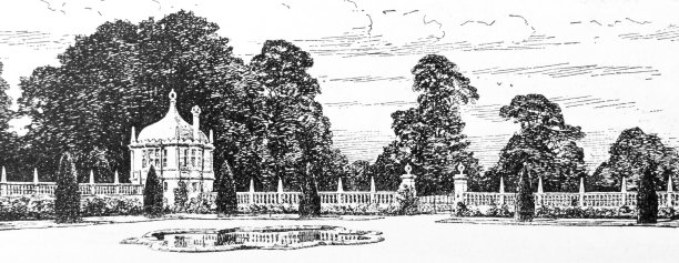 蒙塔库亭花园，萨默塞特图片下载