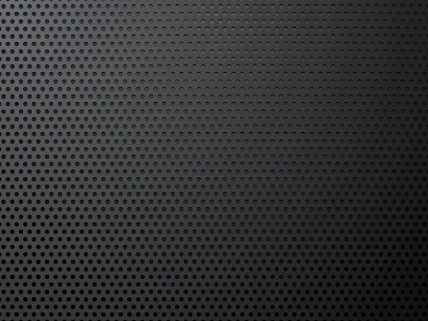 黑色金属穿孔背景图片下载