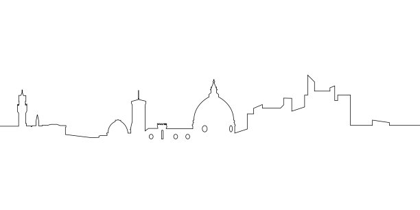 孤立的佛罗伦萨城市图片下载