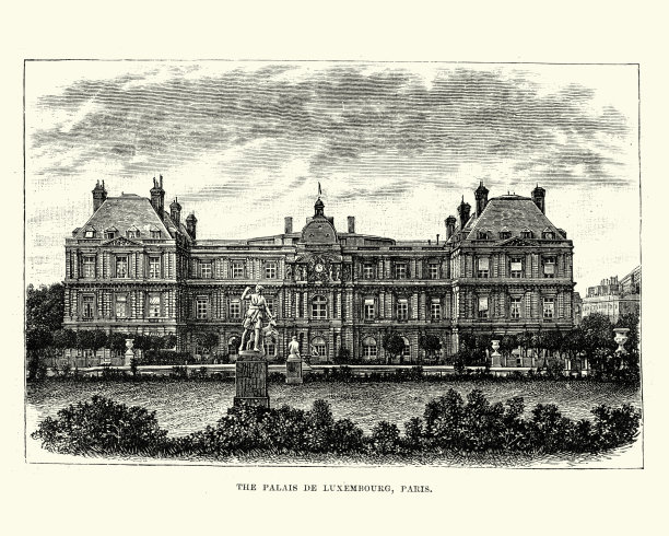 巴黎卢森堡宫图片下载
