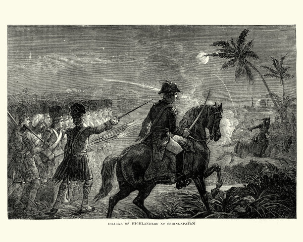 西林加巴坦围城中高地人的冲锋图片下载