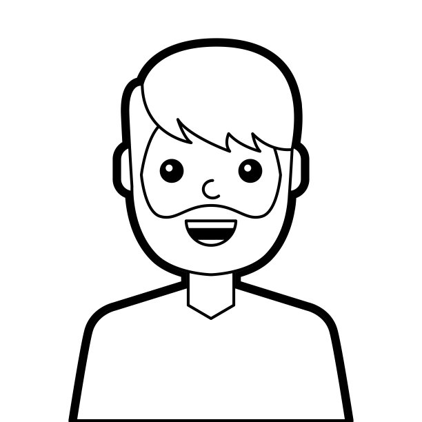 人像男人笑着开心的性格素材图片