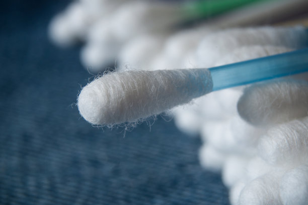 棉签上蓝色牛仔裤纹理背景图片下载