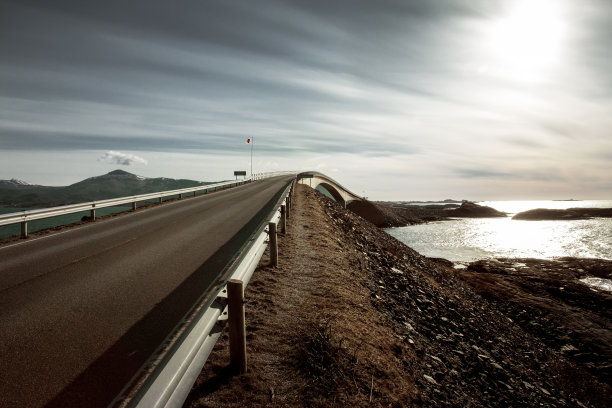 挪威的大西洋公路图片下载