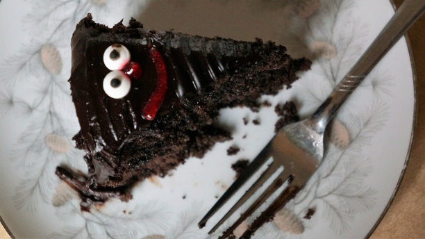 快乐的巧克力蛋糕图片下载