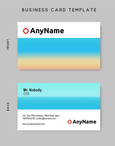 名片设计模板图片下载