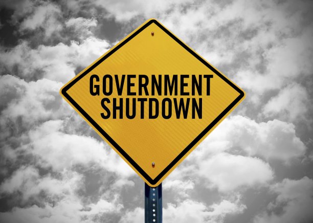 政府关门图片下载