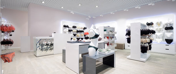 明亮内饰内衣店图片下载