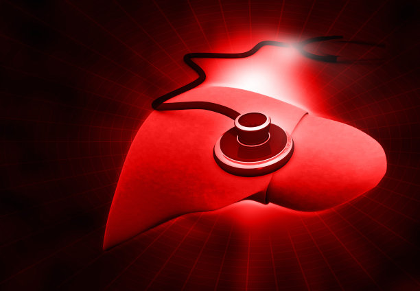 人肝脏的3d渲染图片下载