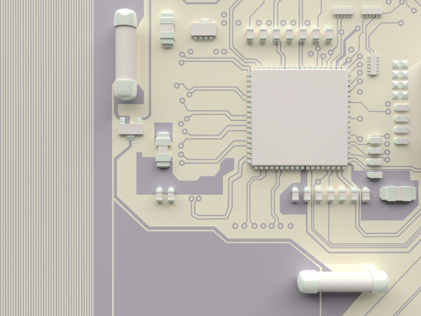电路板的最小概念。技术背景图片下载