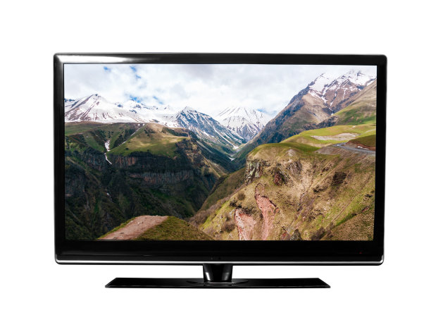 带山景的电视图片下载