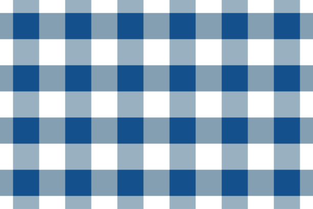 花格布桌布蓝白无缝图案图片下载