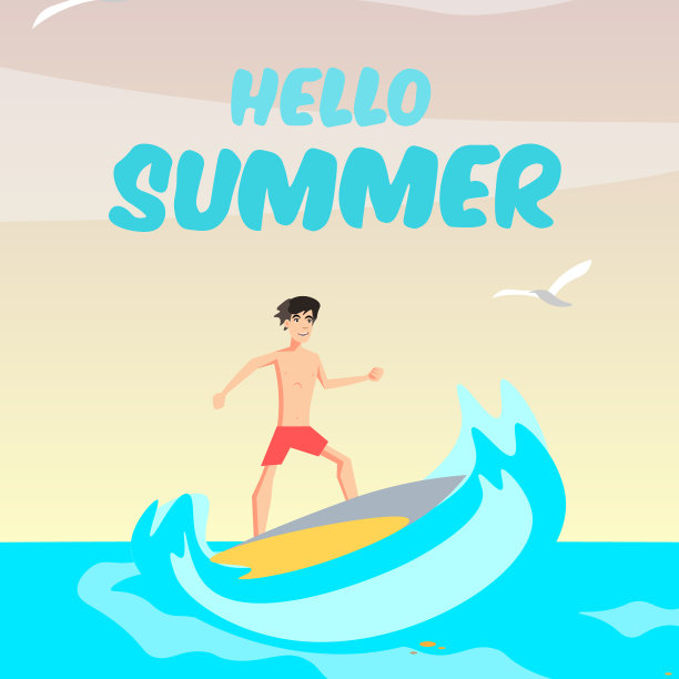 冲浪板上的人一起在海里图片下载