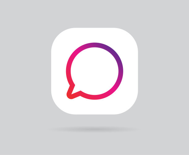 应用程序图标模板。矢量梯度图片下载