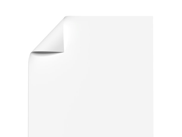 带包角的空白纸。三维渲染图片下载