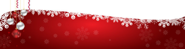 红色和白色矢量新年背景。圣诞帽的网站图片下载