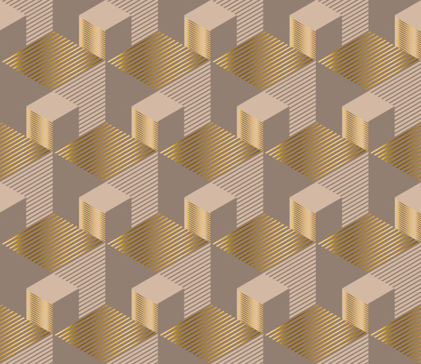 优雅的几何风格无缝模式矢量插图。概念几何瓷砖背景为豪华男士表面打印和网页设计，背景，织物。图片下载
