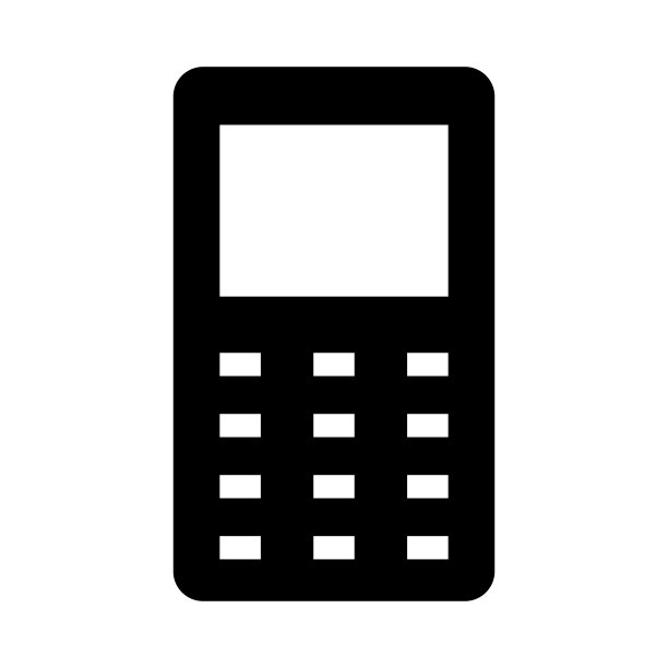 手机细线矢量图标图片下载