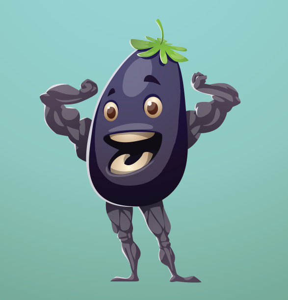 健康食品，紫茄子图片下载