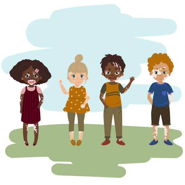 儿童白癜风皮肤病图片下载