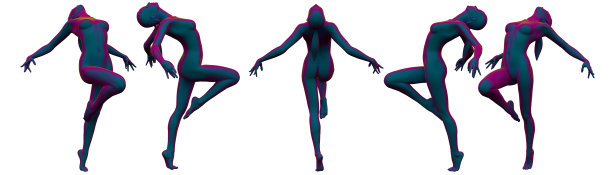 人体解剖学的3D渲染图图片下载