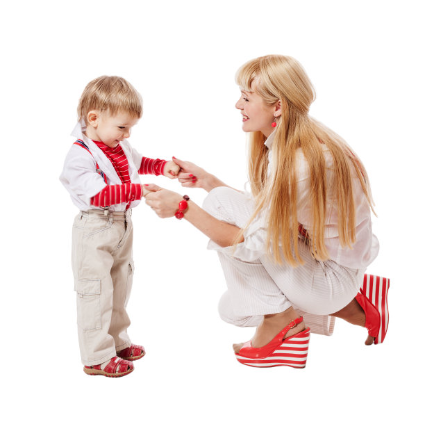 妈妈和儿子玩图片下载