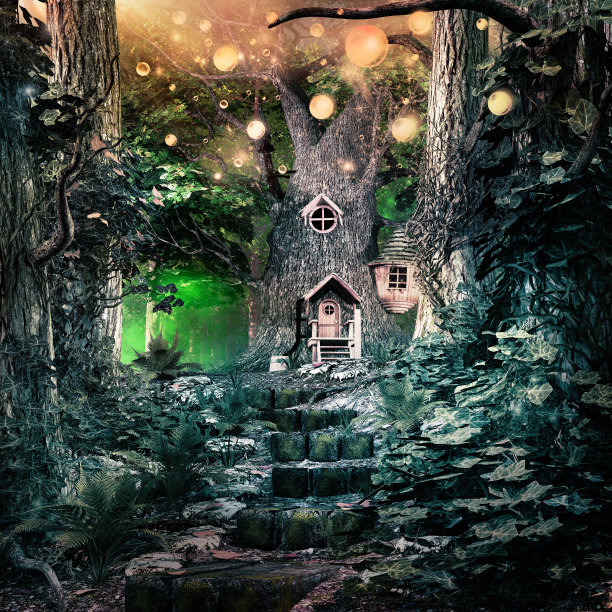 魔法树的楼梯图片下载