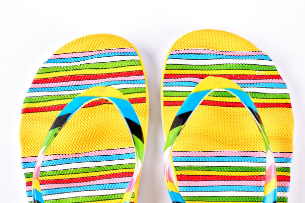 女多色拖鞋近。图片下载