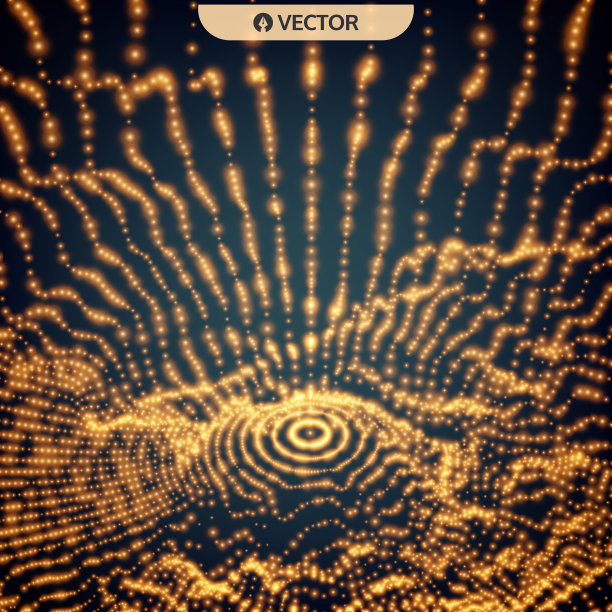 3d未来的技术风格。抽象的背景。纹理。发光点。矢量插图。图片下载