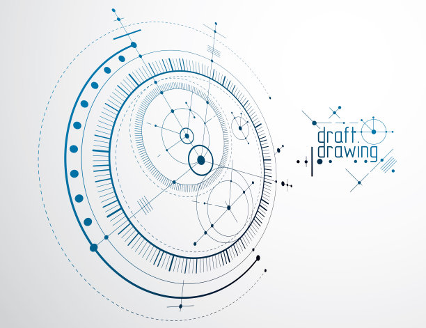 机械工程技术向量抽象背景，控制论创新抽象图片下载