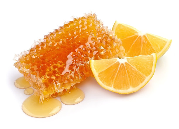 蜂巢与柠檬图片下载