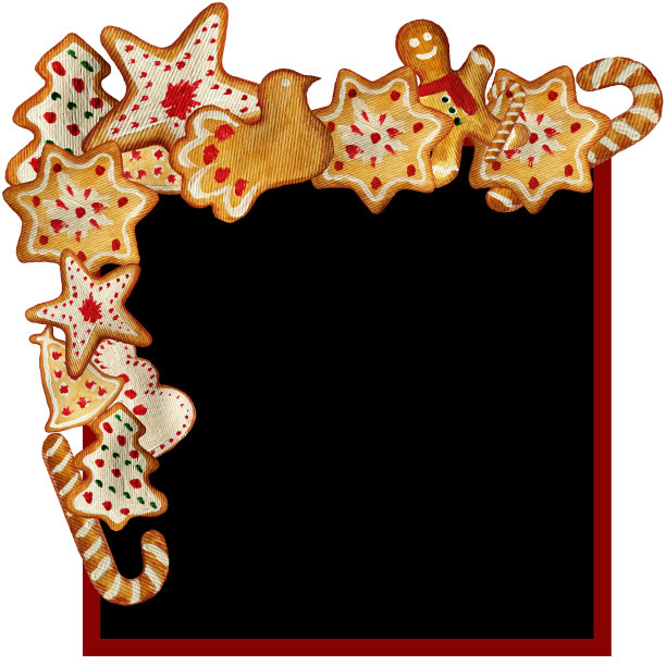 姜饼圣诞框图片下载