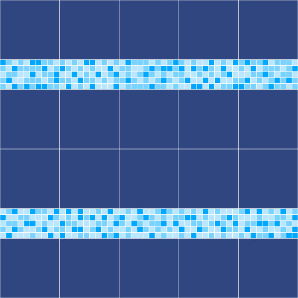 游泳池里的蓝色瓷砖马赛克。图片下载