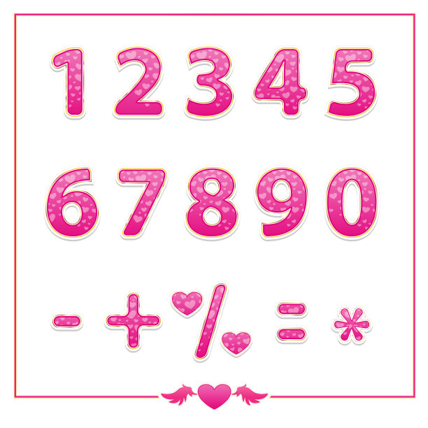 向量亮色数集。图片下载