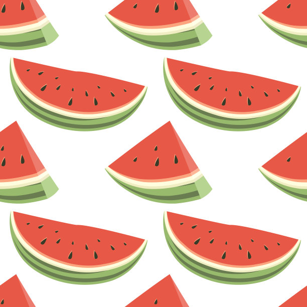 无缝西瓜图案图片下载