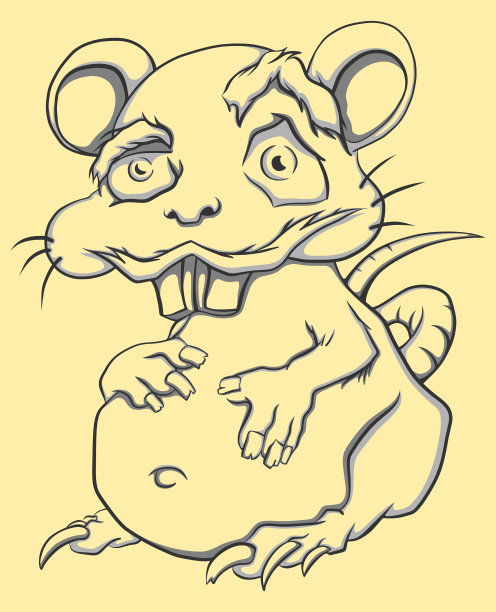 胖鼠/矢量图图片下载