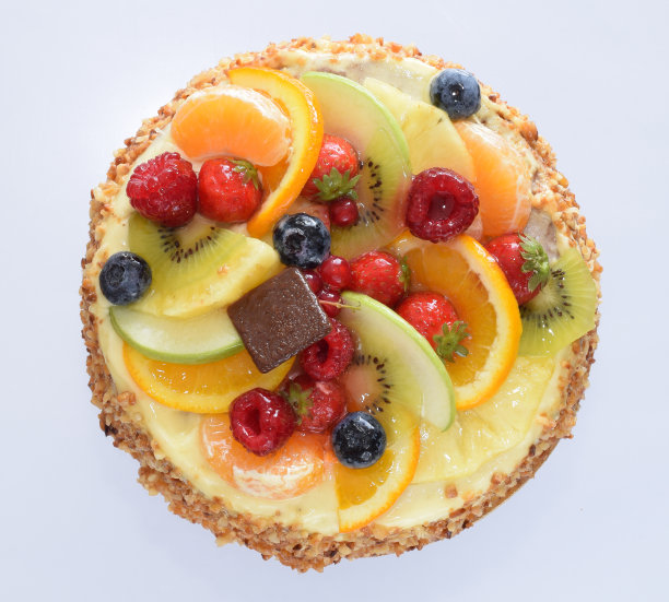 蛋糕和水果图片下载