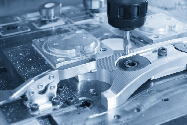 数控铣床用粗立铣刀切割原料图片下载