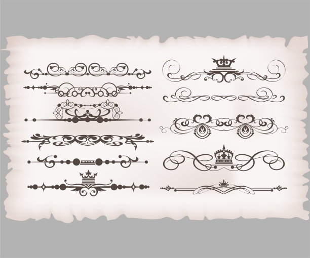 旧的设计元素图片下载