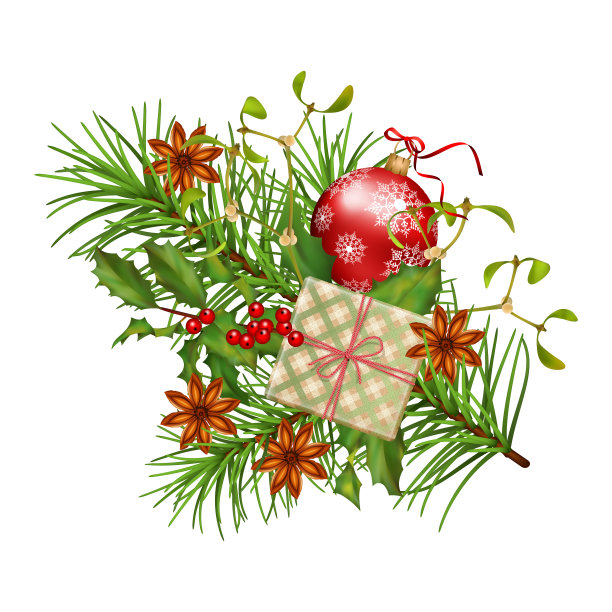 圣诞节日装饰图片下载