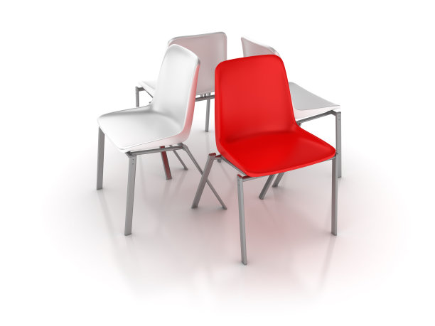 椅子观众- 3D渲染图片下载