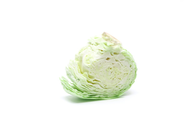 新鲜的卷心菜片图片下载