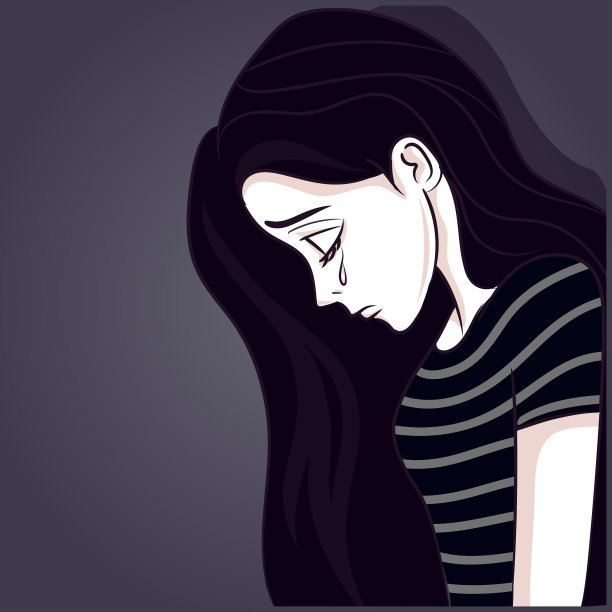 女孩哭了图片下载