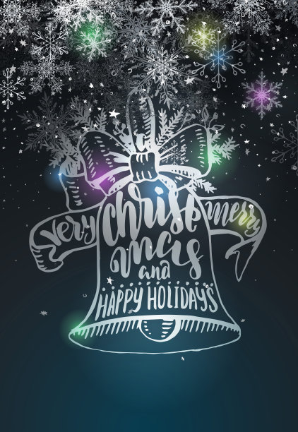 圣诞节的复古明信片图片下载