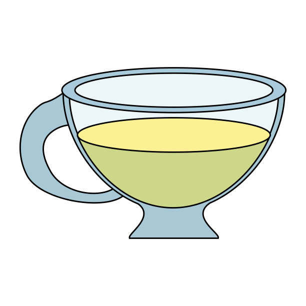 茶杯中的茶图标形象图片下载