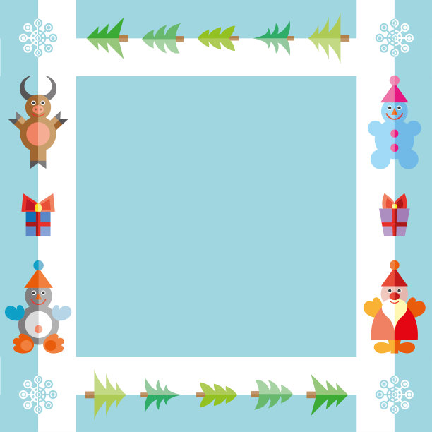 圣诞贺卡插图。图片下载