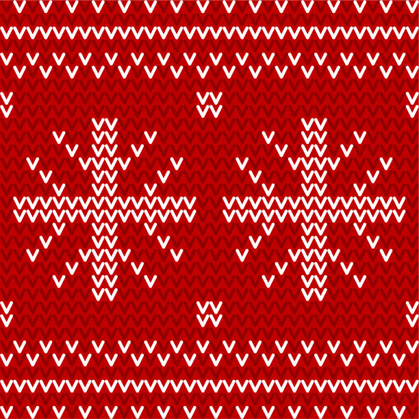 无缝红白针织背景素材图片