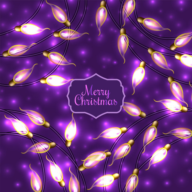 圣诞彩灯图片下载